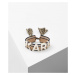 Šperk Karl Lagerfeld K/Woven Metal Logo Bracelet 5 Šedá