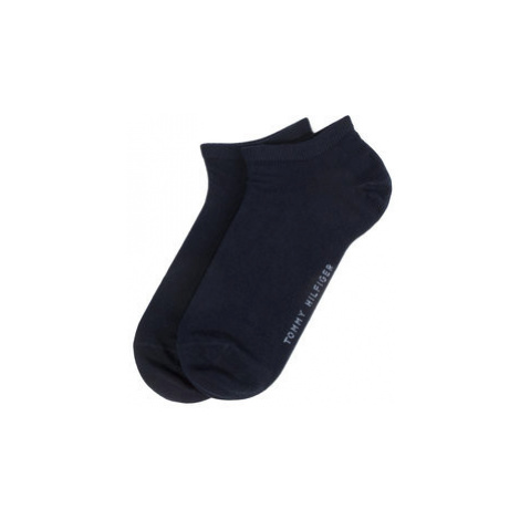 Tommy Hilfiger Súprava 2 párov členkových pánskych ponožiek 342023001 r.43/46 Tmavomodrá