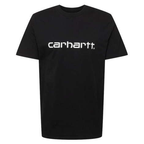Carhartt WIP Tričko  čierna / biela