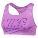 Nike SWOOSH FUTURA BRA Dámska športová podprsenka, fialová, veľkosť