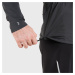 Pánska bežecká softshellová bunda čierno-sivá
