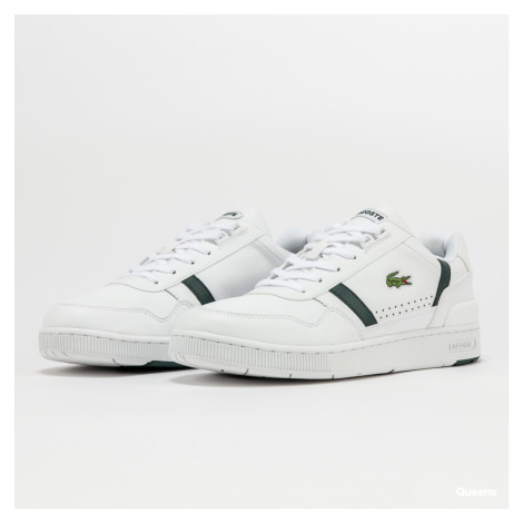 LACOSTE T-Clip Leather white / dk green eur 41