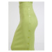 Svetlo zelená dámska svetrová midi sukňa ORSAY