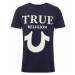 True Religion Tričko  námornícka modrá / biela