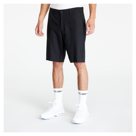 Šortky Urban Classics Cotton Linen Shorts Black