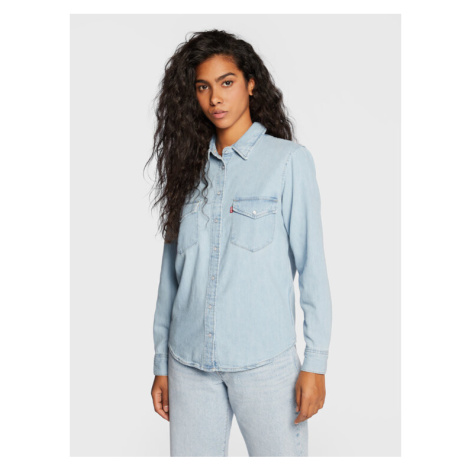 Levi's® džínsová košeľa Essential Western 16786-0001 Modrá Regular Fit Levi´s
