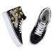 Dámska vychádzková obuv VANS UA SK8-HI Platform 2.0 poppy checkerboard black multi