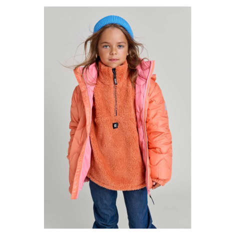 Detská bunda Reima Fossila oranžová farba