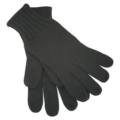 Myrtle Beach Pletené rukavice MB505 - Čierna