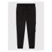 Calvin Klein Jeans Teplákové nohavice Badge Cargo IB0IB01190 Čierna Regular Fit