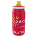 ELITE Cyklistická fľaša na vodu - FLY COFIDIS 550ml - biela/červená