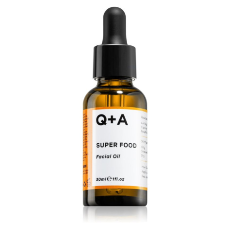 Q+A Super Food antioxidačný pleťový olej na deň a noc