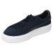 Tmavomodré dámske tenisky PUMA Suede Platform JR 363663-03