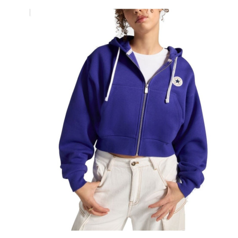 Converse  RETRO FULL-ZIP HOODIE  Mikiny Fialová