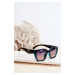 Women's Classic Sunglasses with Gold Detailing UV400 Black/Blue