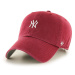 Čiapka 47brand New York Yankees červená farba, s nášivkou