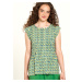 Green patterned blouse Tranquillo - Women