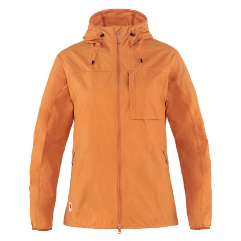 Fjällräven High Coast Wind Jacket W Dámske - Bundy Fjällräven - Oranžová - F83516-206-XS - Size: