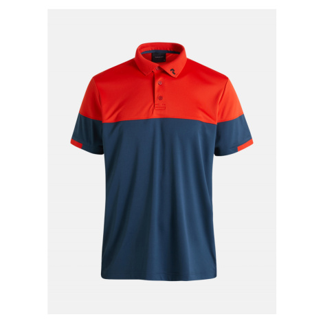 Polokošeľa Peak Performance M Player Block Polo Blue Steel Midnight