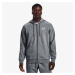 Mikina Under Armour Essential Fleece Fz Hood Gray