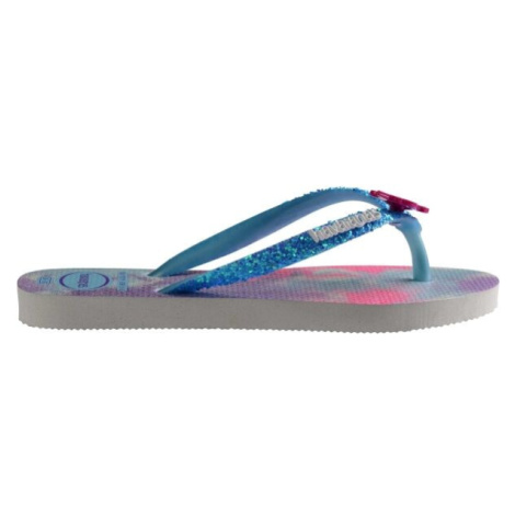 HAVAIANAS KIDS SLIM GLITTER TRENDY Dievčenské žabky, fialová, veľkosť 33/34