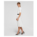 Sukňa Karl Lagerfeld Pleated Skirt W/ Logo
