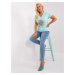 Mint women's blouse plus size with application