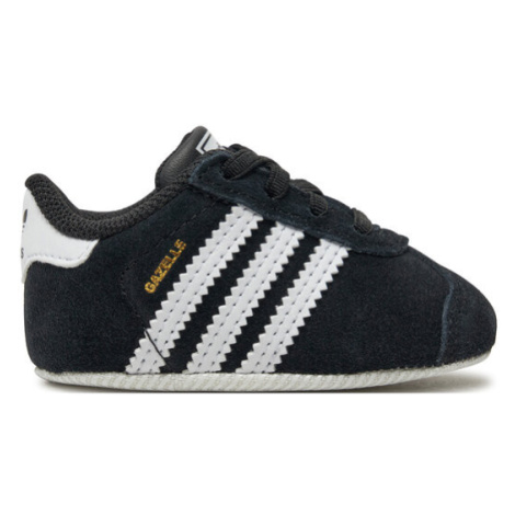 Adidas Sneakersy Gazelle Crib JI2046 Čierna