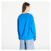 Mikina adidas 3 Stripes Oversized Crew Sweatshirt Blue Bird