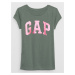 Zelené dievčenské tričko GAP