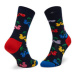 Happy Socks Vysoké detské ponožky KDNY01-6501 Čierna