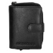 Micmacbags Porto bezpečnostná dámska kožená peňaženka - čierna