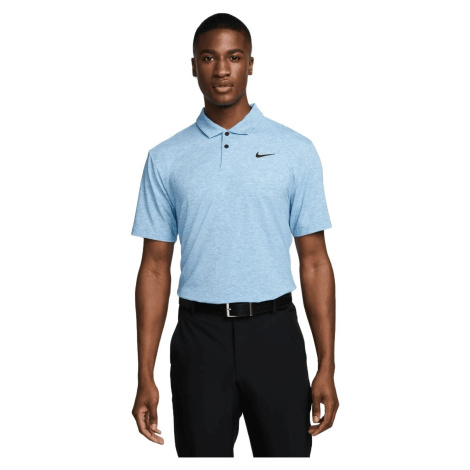 Nike Dri-Fit Tour Heather Mens Light Photo Blue/Black Polo košeľa