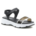 Polaris 315502.z 2Fx Black Woman Sport Sandals