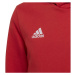 adidas ENT22 HOODY Y juniorská futbalová mikina, červená, veľkosť