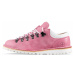 Vasky Batky Pink - Dámske kožené topánky ružové, ručná výroba jesenné / zimné topánky