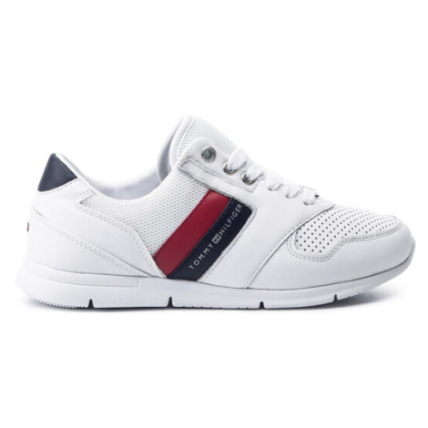 Tommy Hilfiger Sneakersy Lightweight Leather FW0FW04261 Biela