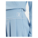 Juicy Couture Plisovaná sukňa Aluna JCSGS223416 Modrá Regular Fit