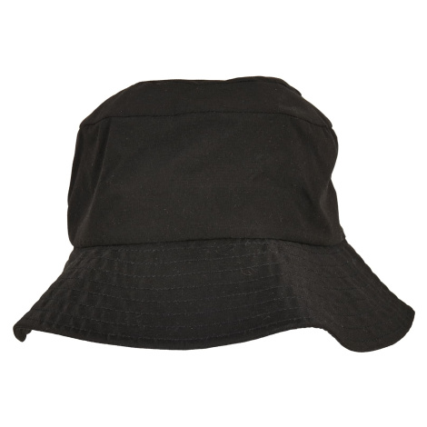 Cap with elastic adjustment bucket black