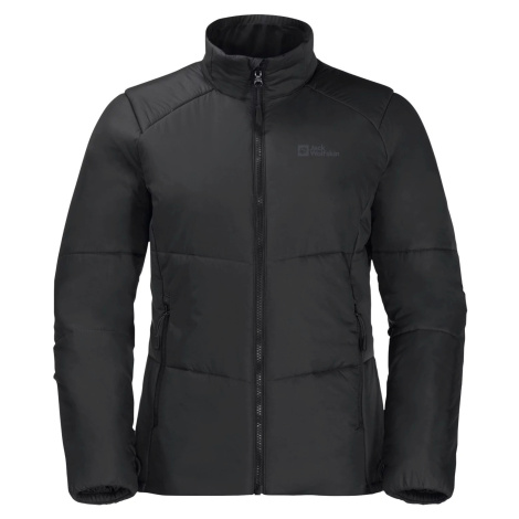 ČIERNA DÁMSKA ZIMNÁ BUNDA JACK WOLFSKIN BERGLAND INS HOODY W 1207231-6000