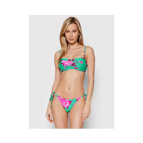 Seafolly Spodný diel bikín Full Bloom 40651-932 Zelená