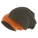 Jersey Beanie Double-Sided Chocolate/Orange