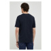 Bavlnené tričko Marc O'Polo tmavomodrá farba, jednofarebné, B21201251054