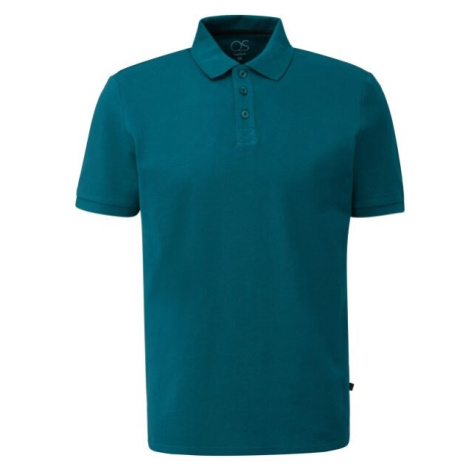 s.Oliver Q/S POLO SHIRT Pánske tričko polo, tmavo zelená, veľkosť