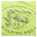 Alpine Pro Lefer Pánske tričko MTSA818 lime green