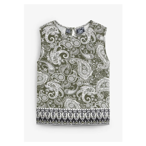 Top so vzorom paisley bonprix