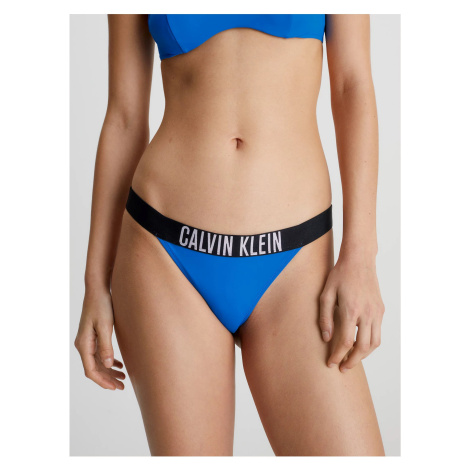 Modrý dámsky spodný diel plaviek Calvin Klein Underwear