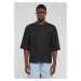 Men's T-shirt oversized Cropped black