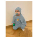 Dojčenské zahradníčky New Baby Luxury clothing Oliver sivé 92 , 20C55176