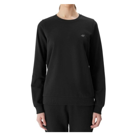 4F SWEATSHIRT BASIC Dámska mikina, čierna, veľkosť